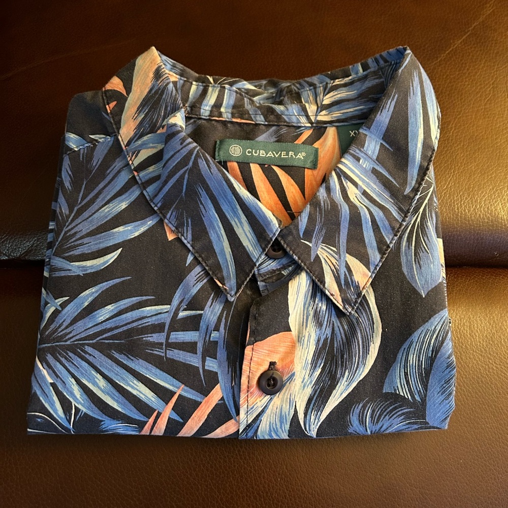 Men’s Cubavera Short Sleeve Button Up